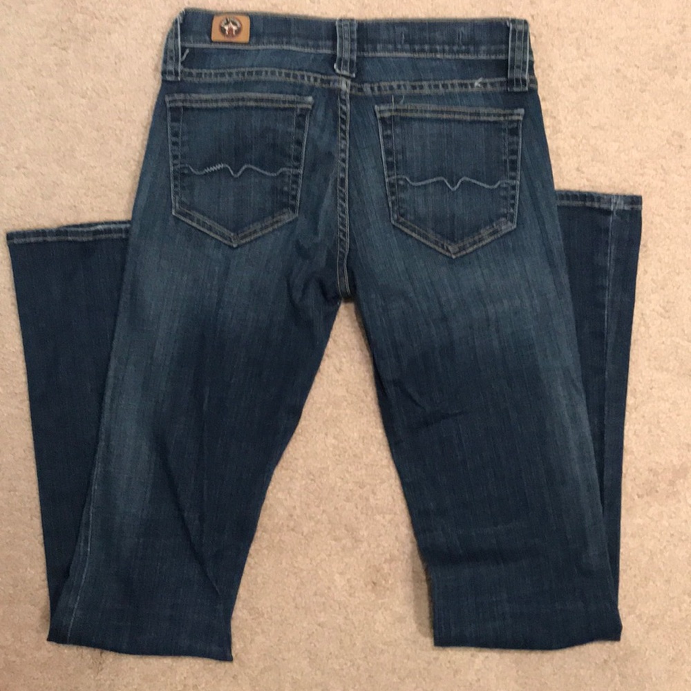 Red Engine flare jean size 28 Style FLAME - Picture 3 of 6